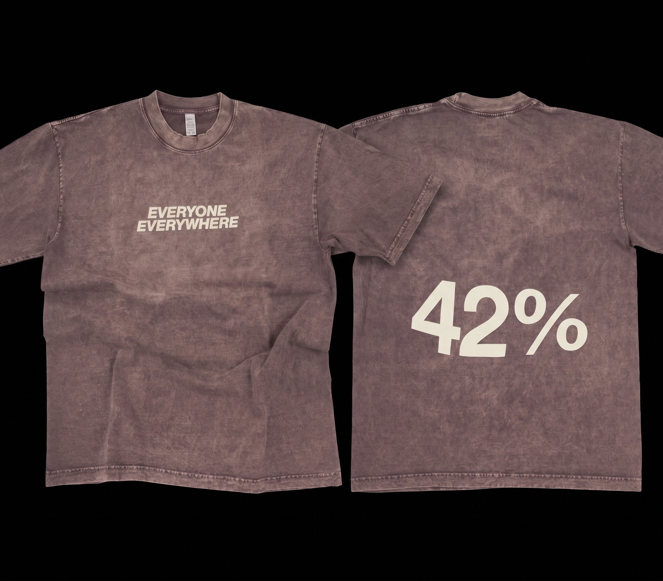 Everyone Everywhere tee — front and back